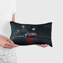 Подушка-антистресс Крутая бэха на ночной трассе, цвет: 3D-принт — фото 2