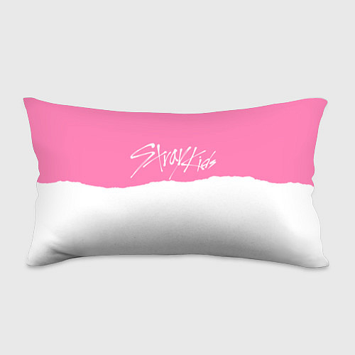 Подушка-антистресс Stray Kids pink and white / 3D-принт – фото 1