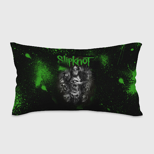 Подушка-антистресс Slipknot green / 3D-принт – фото 1