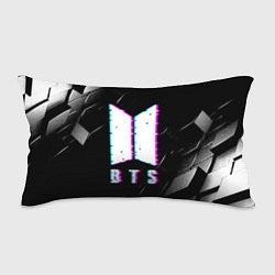 Подушка-антистресс BTS - Неоновый логотип, цвет: 3D-принт