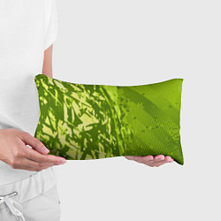 Подушка-антистресс Зеленый абстрактный камуфляж, цвет: 3D-принт — фото 2