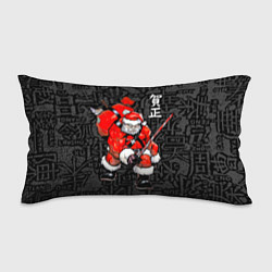 Подушка-антистресс Santa Claus Samurai, цвет: 3D-принт