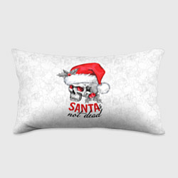 Подушка-антистресс Santa is not dead, skull in red hat