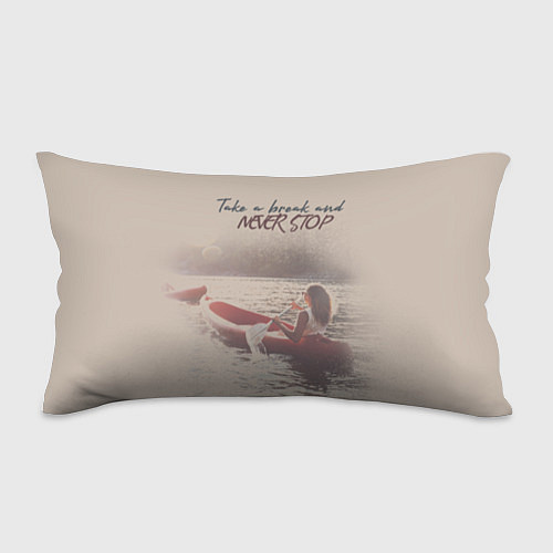 Подушка-антистресс Never Stop! / 3D-принт – фото 1