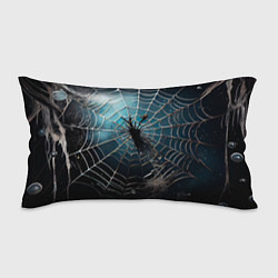 Подушка-антистресс Halloween - паутина на фоне мрачного неба, цвет: 3D-принт
