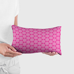 Подушка-антистресс Абстракция розовый узор, цвет: 3D-принт — фото 2