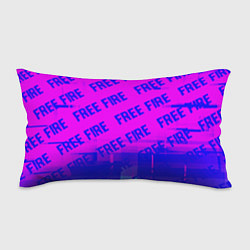 Подушка-антистресс Free Fire glitch text effect: паттерн