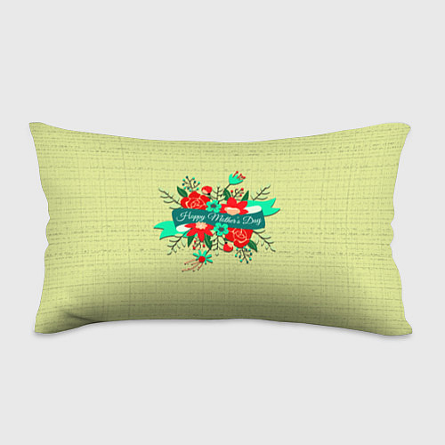 Подушка-антистресс Happy Mothers Day - букет / 3D-принт – фото 1