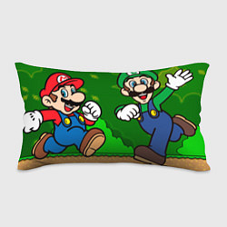 Подушка-антистресс Luigi & Mario, цвет: 3D-принт