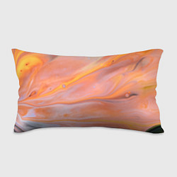Подушка-антистресс Оранжевая река и краски, цвет: 3D-принт