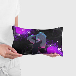 Подушка-антистресс Люси из киберпанка - неон, цвет: 3D-принт — фото 2