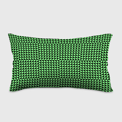 Подушка-антистресс Чёрно-зелёная оптическая иллюзия / 3D-принт – фото 1