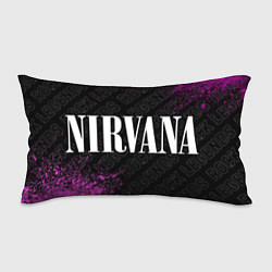 Подушка-антистресс Nirvana rock legends: надпись и символ