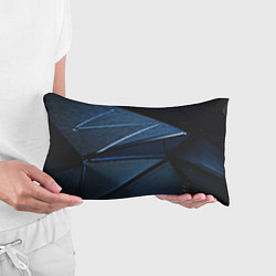Подушка-антистресс Тёмные геометрические линии и фигуры, цвет: 3D-принт — фото 2