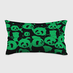 Подушка-антистресс Panda green pattern