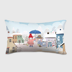 Подушка-антистресс Зайчики под зонтом