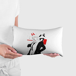 Подушка-антистресс Пауэр на белом фоне, цвет: 3D-принт — фото 2