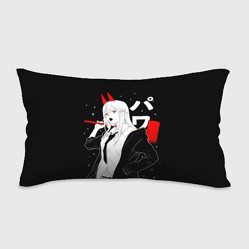 Подушка-антистресс Пауэр на черном фоне / 3D-принт – фото 1