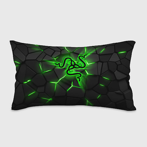 Подушка-антистресс Razer neon logo / 3D-принт – фото 1