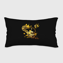 Подушка-антистресс Золотой мир павлина, цвет: 3D-принт