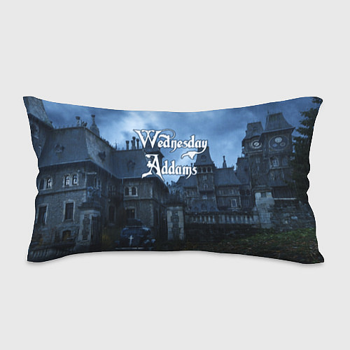 Подушка-антистресс Уэнсдэй Аддамс - замок / 3D-принт – фото 1
