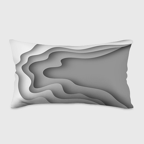 Подушка-антистресс Множество оттенков серого в разломе / 3D-принт – фото 1