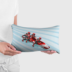 Подушка-антистресс Берем разгон! Бобслей, цвет: 3D-принт — фото 2