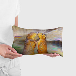 Подушка-антистресс Влюблённые капибары, цвет: 3D-принт — фото 2