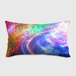 Подушка-антистресс Абстрактные разноцветные молнии, цвет: 3D-принт