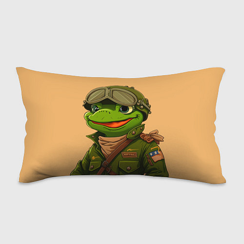 Подушка-антистресс Лягушонок Пепе лётчик / 3D-принт – фото 1