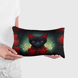 Подушка-антистресс Dark cat, цвет: 3D-принт — фото 2