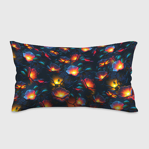 Подушка-антистресс Светящиеся цветы / 3D-принт – фото 1