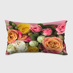Подушка-антистресс Букет красивых роз, цвет: 3D-принт