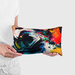 Подушка-антистресс Разноцветные мазки краски, цвет: 3D-принт — фото 2