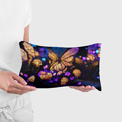 Подушка-антистресс Цветок бабочка midjouney, цвет: 3D-принт — фото 2