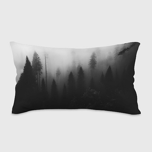 Подушка-антистресс Красивый туманный лес / 3D-принт – фото 1