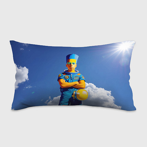 Подушка-антистресс Барт Симпсон - космический мальчик - нейросеть / 3D-принт – фото 1