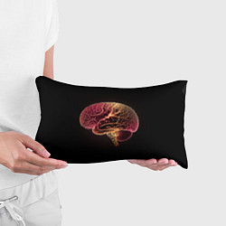 Подушка-антистресс Нейронный неоновый мозг, цвет: 3D-принт — фото 2