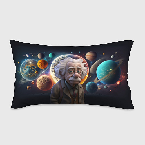Подушка-антистресс Альберт Эйнштейн и его теория / 3D-принт – фото 1