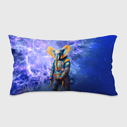 Подушка-антистресс Слон в космосе - киберпанк, цвет: 3D-принт