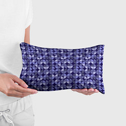 Подушка-антистресс Фиолетовая геометрия Ретро паттерн, цвет: 3D-принт — фото 2
