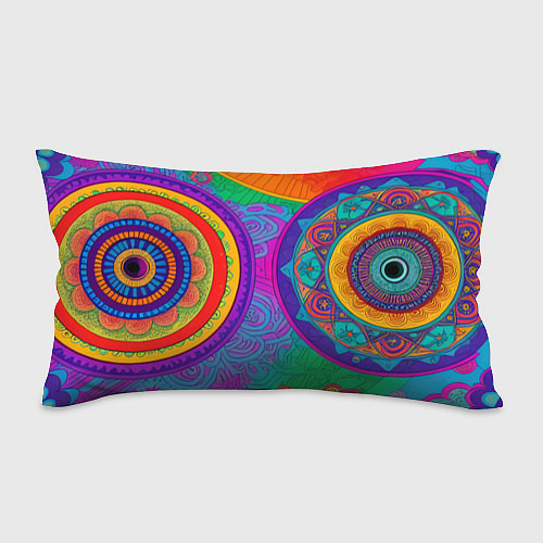 Подушка-антистресс Красочные этнические орнаменты / 3D-принт – фото 1