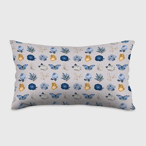 Подушка-антистресс Цветы и бабочки / 3D-принт – фото 1
