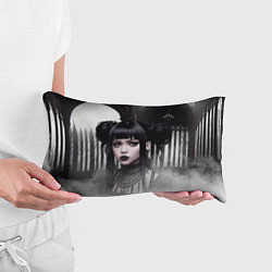 Подушка-антистресс Готическая девушка в тумане, цвет: 3D-принт — фото 2