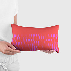 Подушка-антистресс Паттерн со штрихами розовый, цвет: 3D-принт — фото 2