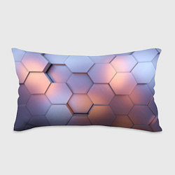 Подушка-антистресс Металлические шестиугольники, цвет: 3D-принт