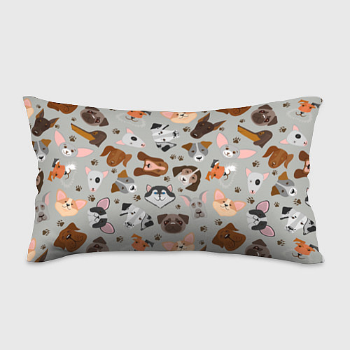 Подушка-антистресс Dog pattern color / 3D-принт – фото 1