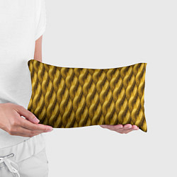 Подушка-антистресс Сочная текстура из плетеного банана, цвет: 3D-принт — фото 2