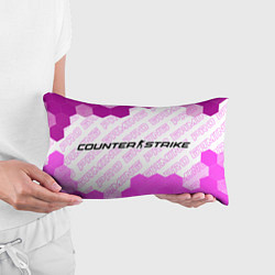 Подушка-антистресс Counter Strike 2 pro gaming: надпись и символ, цвет: 3D-принт — фото 2