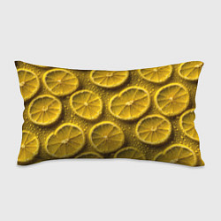 Подушка-антистресс Сочный паттерн из долек лимона, цвет: 3D-принт